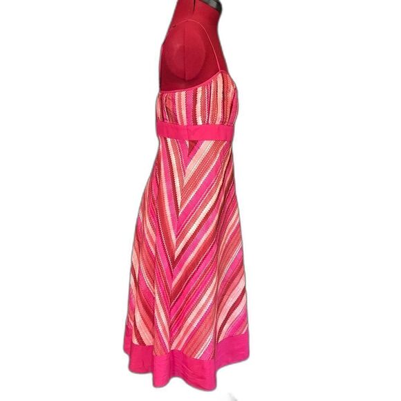ANTONIO MELANI Pink Striped Dress - Picture 2 of 12